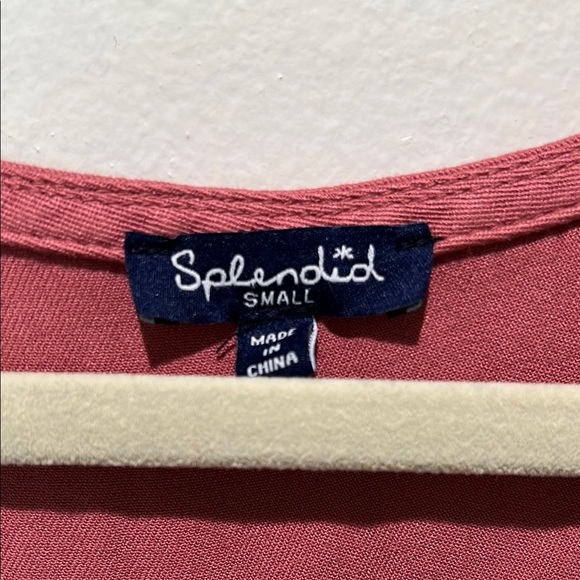 SPLENDID Promenade Ribbed Henley Tank Dress Size Small - Like New - Picture 2 of 4